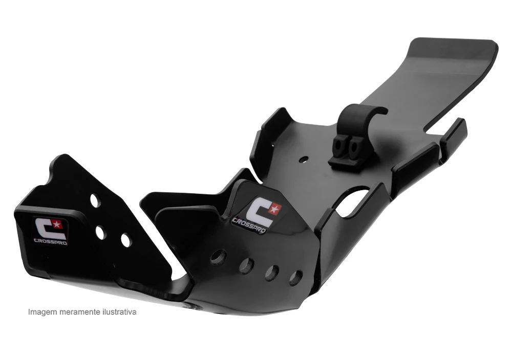 Protecção de Motor e Link CROSSPRO DTC ENDURO para HONDA CRF 450 R 09-16 Preto