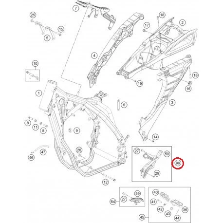 Protecção Pinhão Original KTM EXC-F 250 14-16, EXC-F 350 12-16, SX-F 250 13-15, SX-F 350 11-15