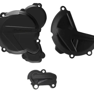 Protecção de Tampa de Embraiagem, Ignição e Bomba de Água POLISPORT GAS GAS EC 250/300 2T 21-23 Preto