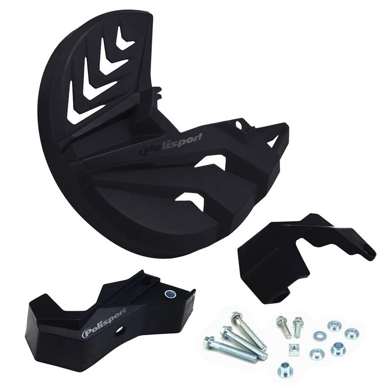 Protector de Disco e Pé de Forquilha POLISPORT KAWASAKI KX 250F 13-19, KX 450F 15-18 Preto