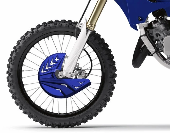 Protector de Disco e Pé de Forquilha POLISPORT YAMAHA YZ 125/250 08-25, YZ 250F 08-25, YZ 450F 08-25 Azul