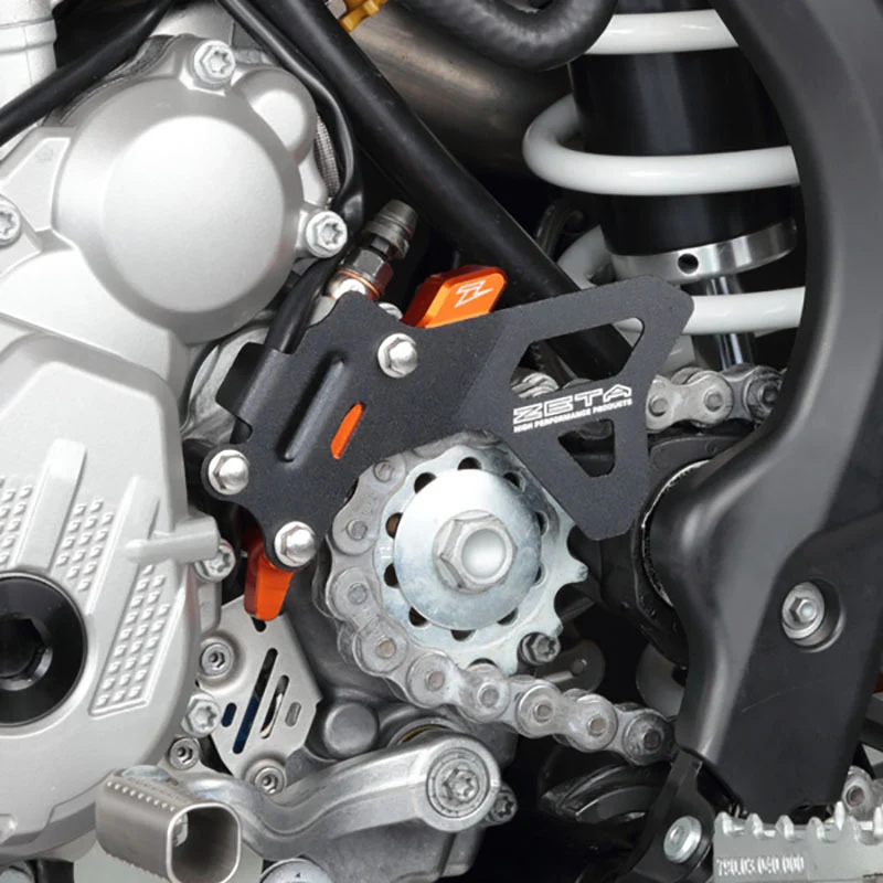 Protector Pinhão ZETA KTM SX 250 17-22, EXC 250/300 17-23, SX-F 250/350 16-22, EXC-F 250/350 17-23 Laranja