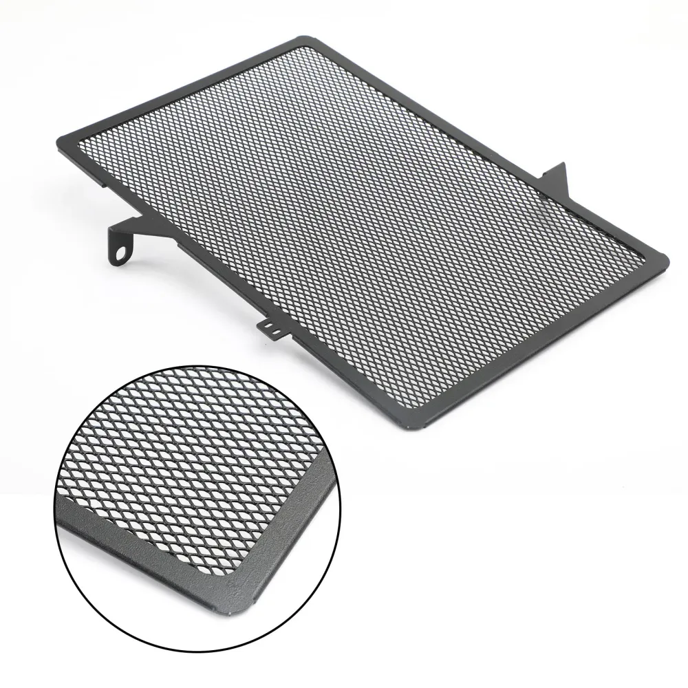 Proteção de guarda do radiador de alumínio preto para Honda CB650F CB650R CBR650 14-2019 Genérico