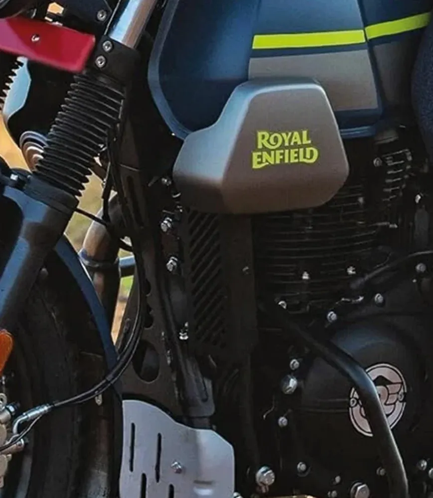 Proteção de Radiador para Himalayan 410 / Scram 411 Preta - Royal Enfield