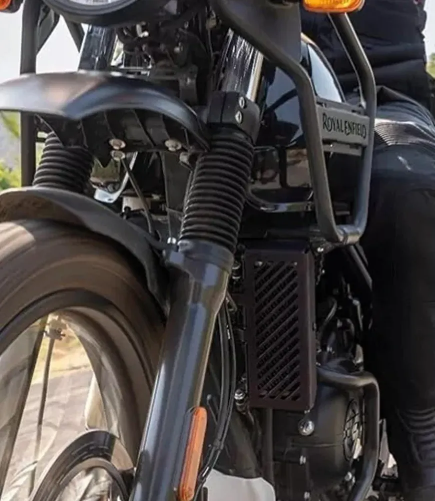 Proteção de Radiador para Himalayan 410 / Scram 411 Preta - Royal Enfield