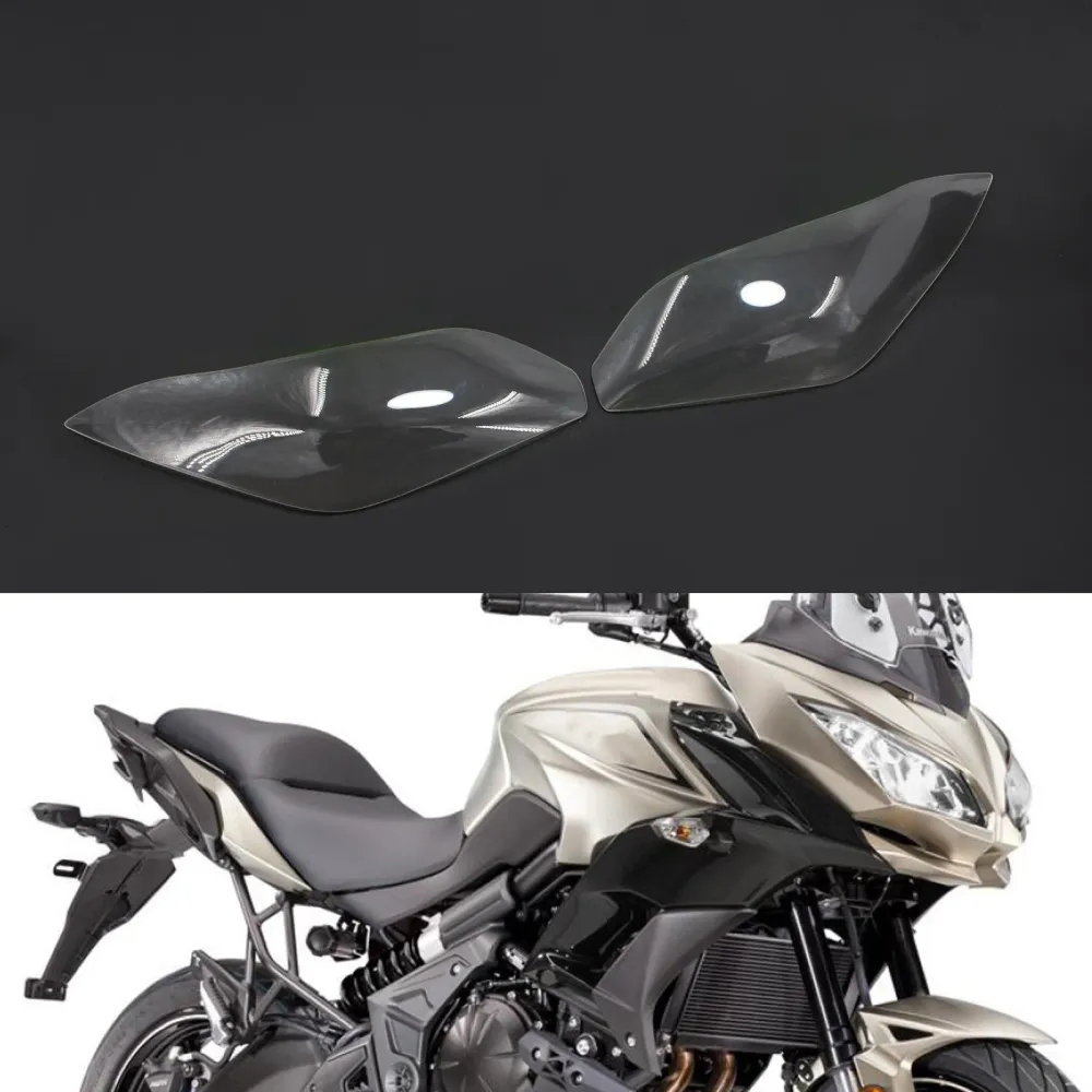 Protetor de guarda de lentes do farol FIX para kawasaki ninja 300 versys 650 15-17 fumaç genérica