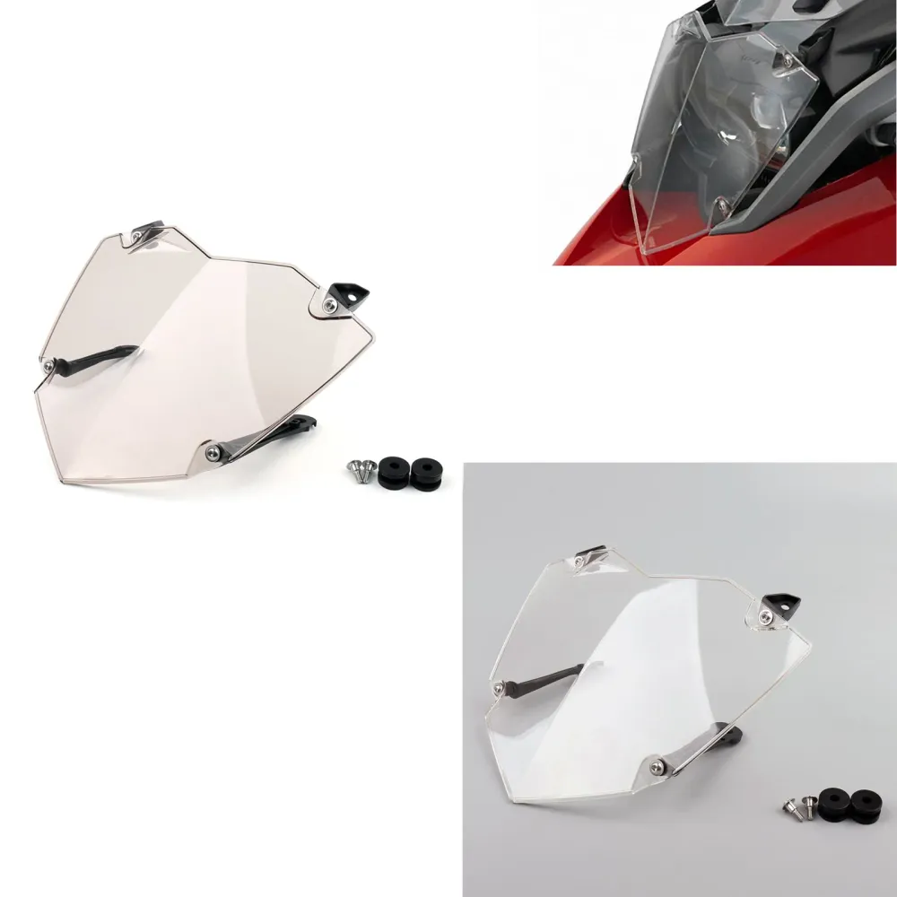 Protetor de lente da tampa do farol frontal para BMW R1200GS ADV WC 2013-2017 Genérico