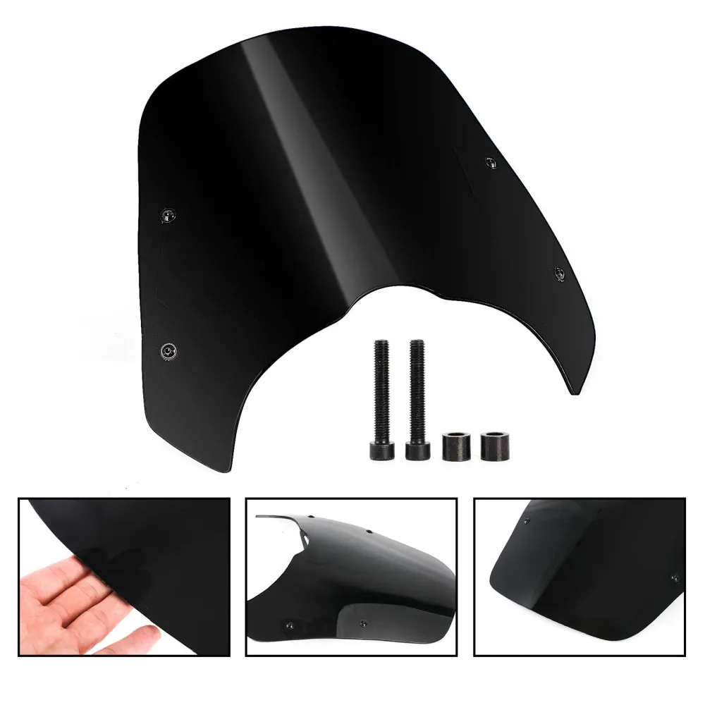 Protetor de pára-brisa para pára-brisa para Kawasaki Vulcan S650 VN650 2015-2022 Genérico