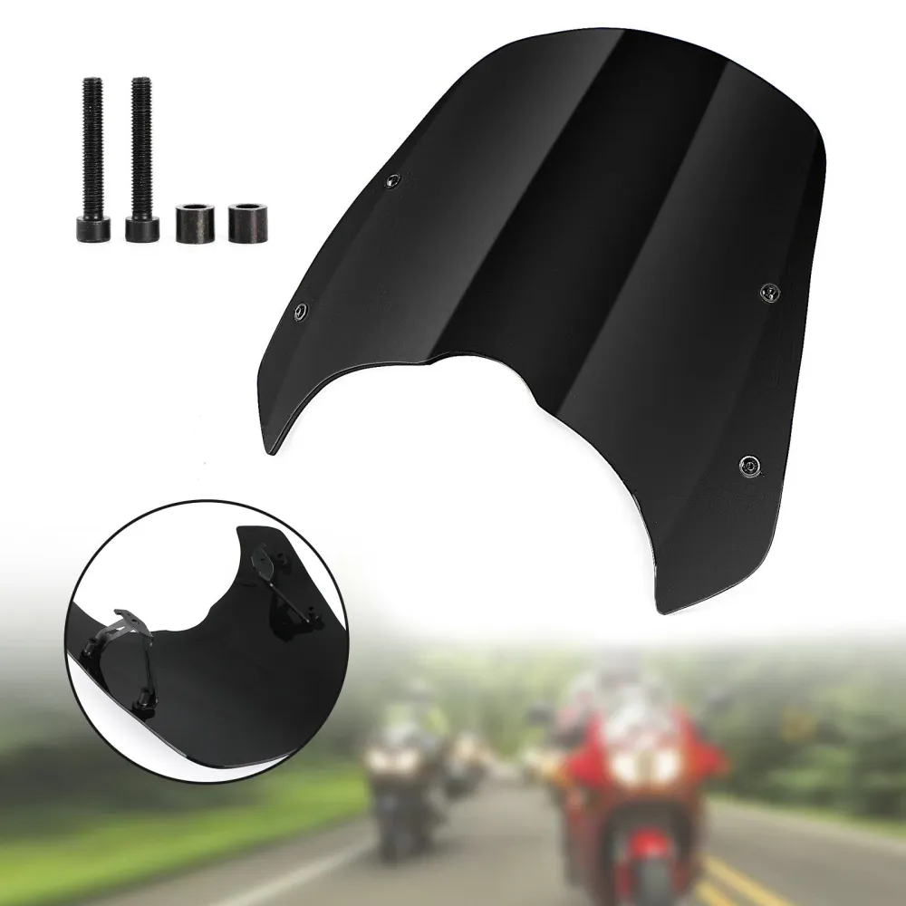 Protetor de pára-brisa para pára-brisa para Kawasaki Vulcan S650 VN650 2015-2022 Genérico