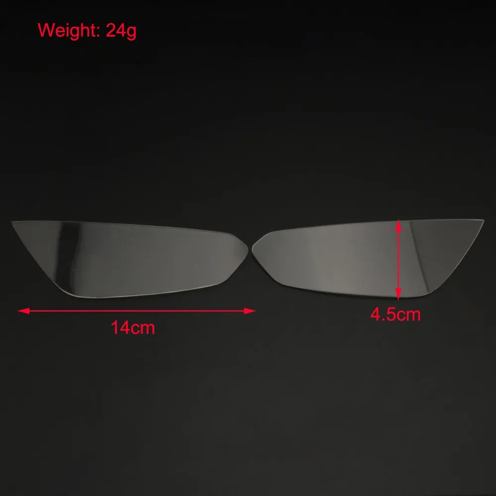 Protetor de proteção contra lentes do farol frontal ajustado para kawasaki z1000 z1000r 14-21 fumaç genérica