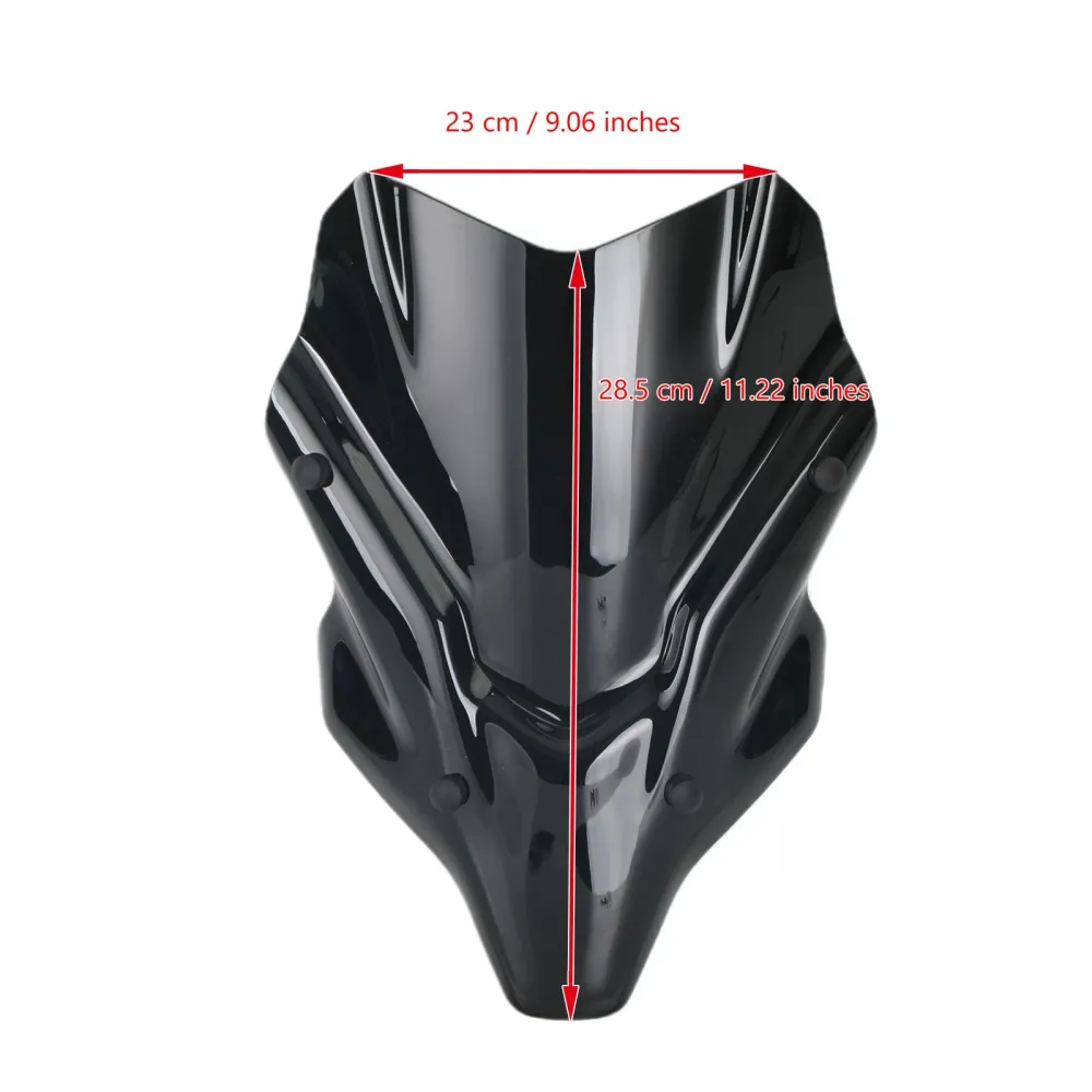 Protetor de protetor de escudo para pára-brisa para pára-brisa para Yamaha MT-07 MT07 2022 Genérico