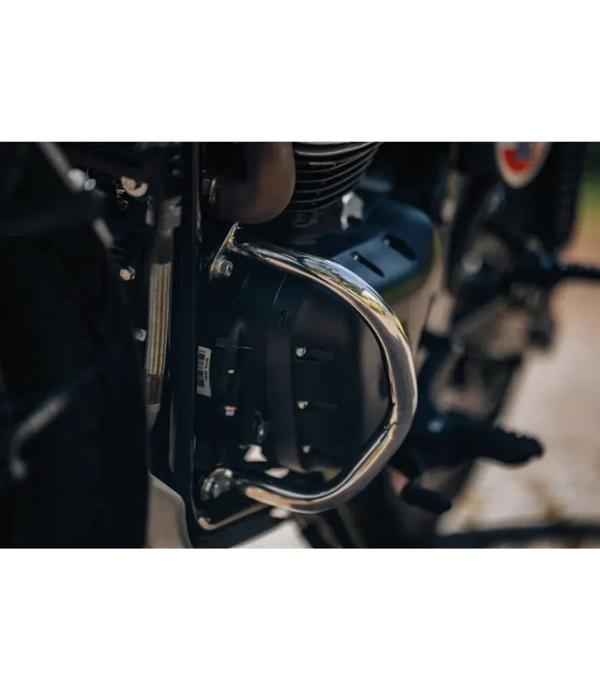 Protetores de Motor Compactas Silver para Bear / Interceptor / Continental GT 650 - Royal Enfield