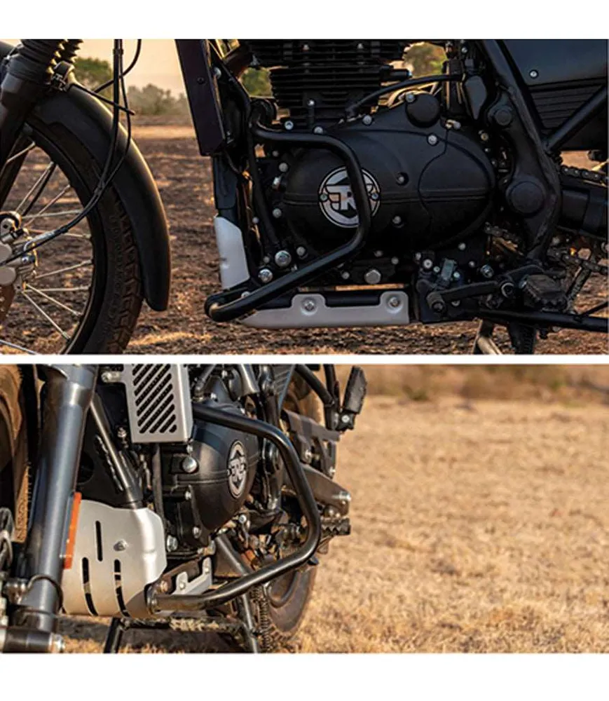 Protetores de Motor para Himalayan / Scram 411 Royal Enfield Pretas