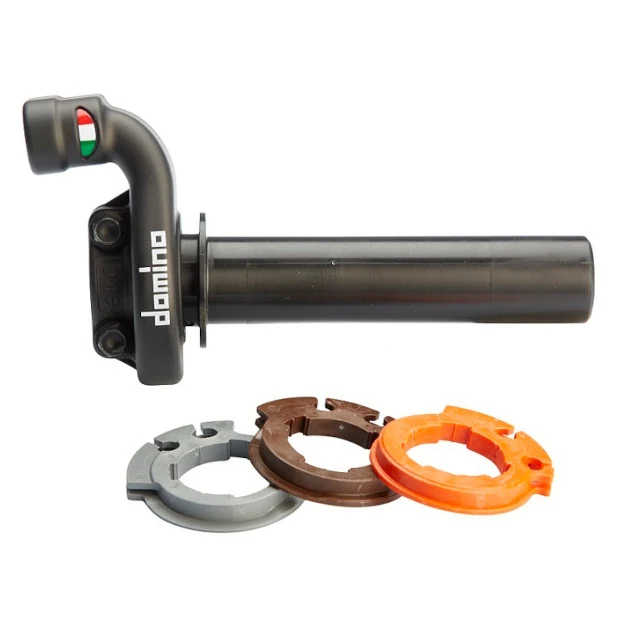 Punho de acelerador com colares Enduro 4T KRK Evo Domino