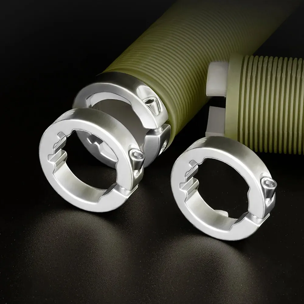 Punhos de bicicleta Rockbros antiderrapantes Twist - Verde