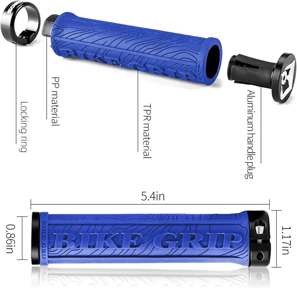 Punhos de Bicicleta ROCKBROS BIKE GRIP azul