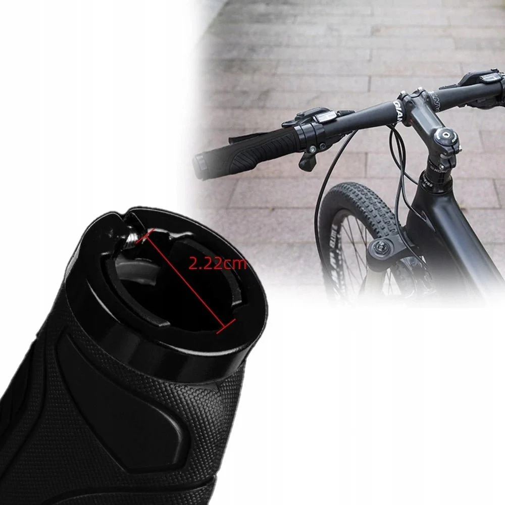 Punhos de bicicleta Rockbros preto