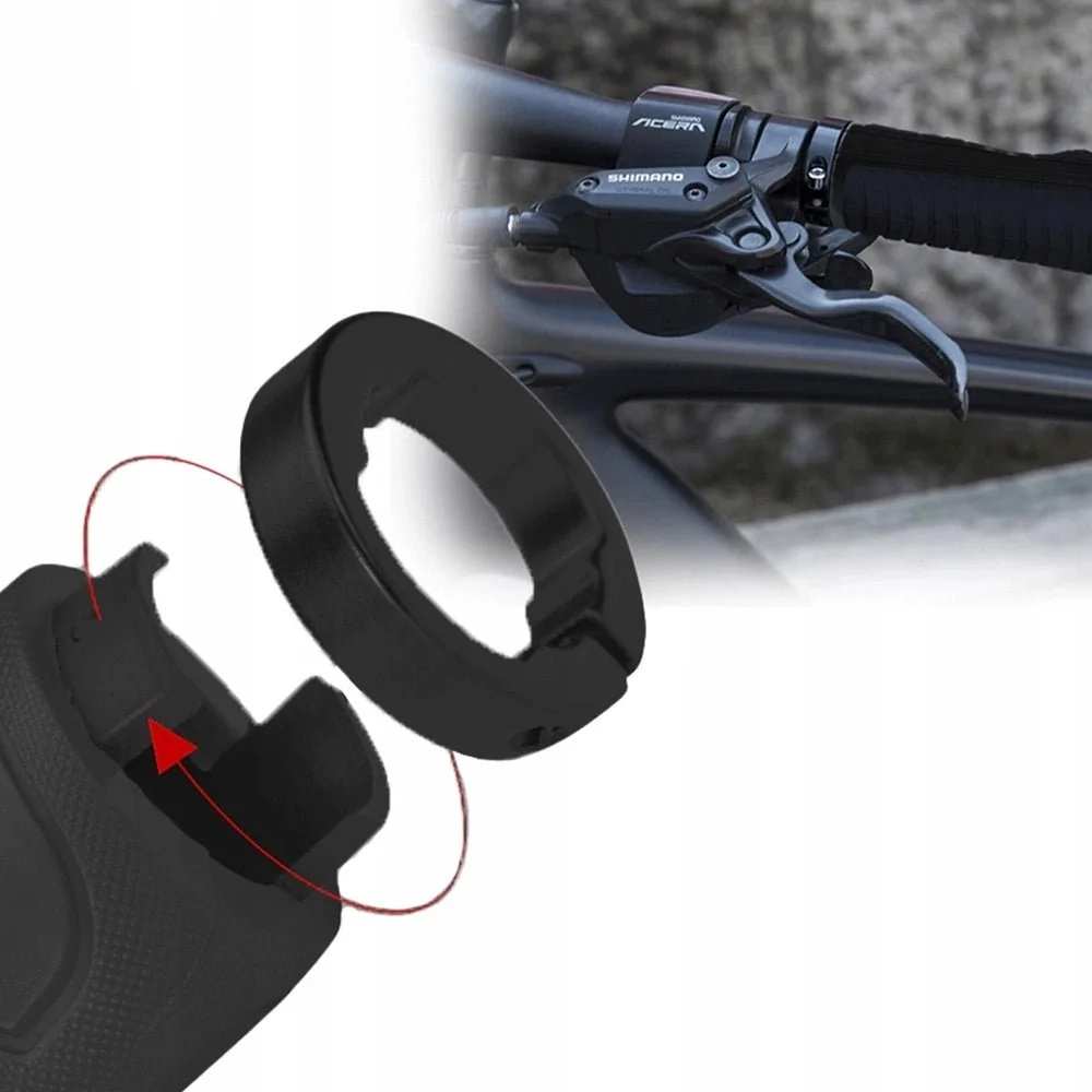 Punhos de bicicleta Rockbros preto
