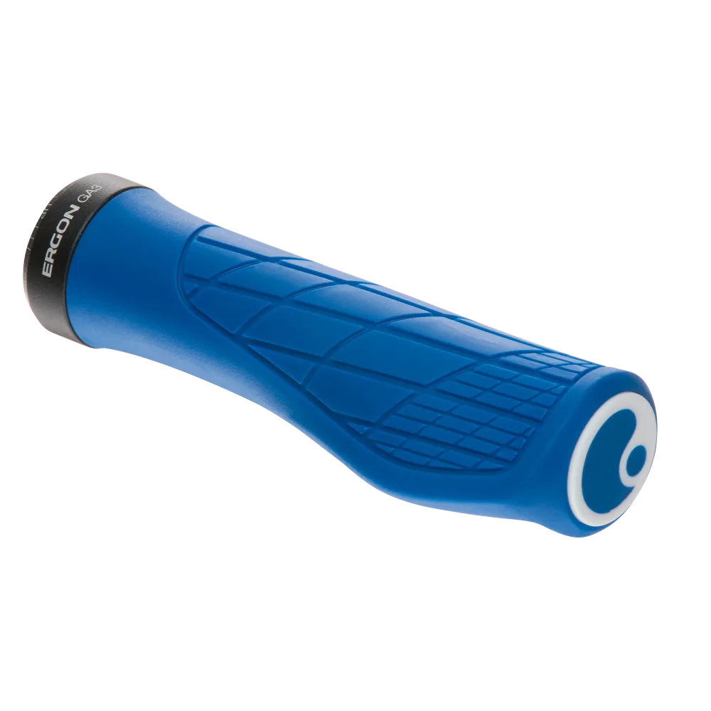 Punhos ERGON GA3 Lock-On 135 mm Azul