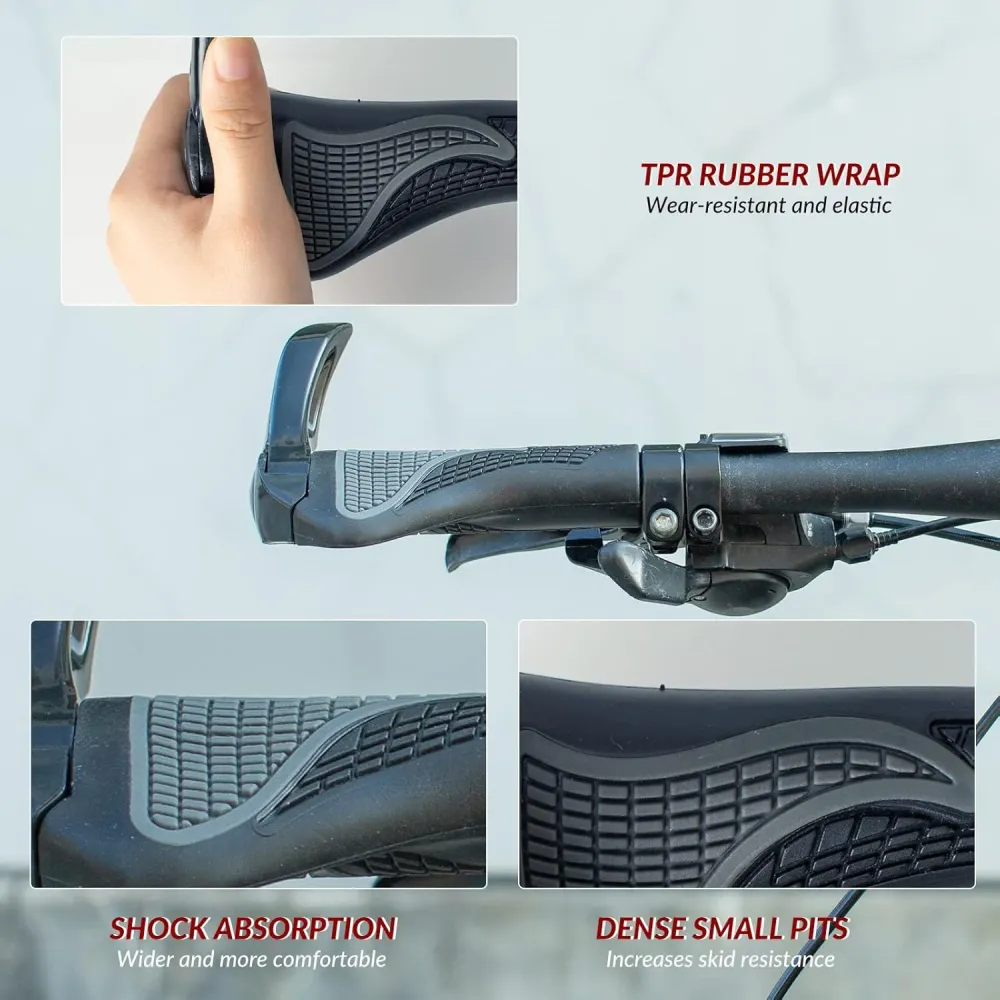 Punhos de Guiador de Bicicleta Ergonómicos