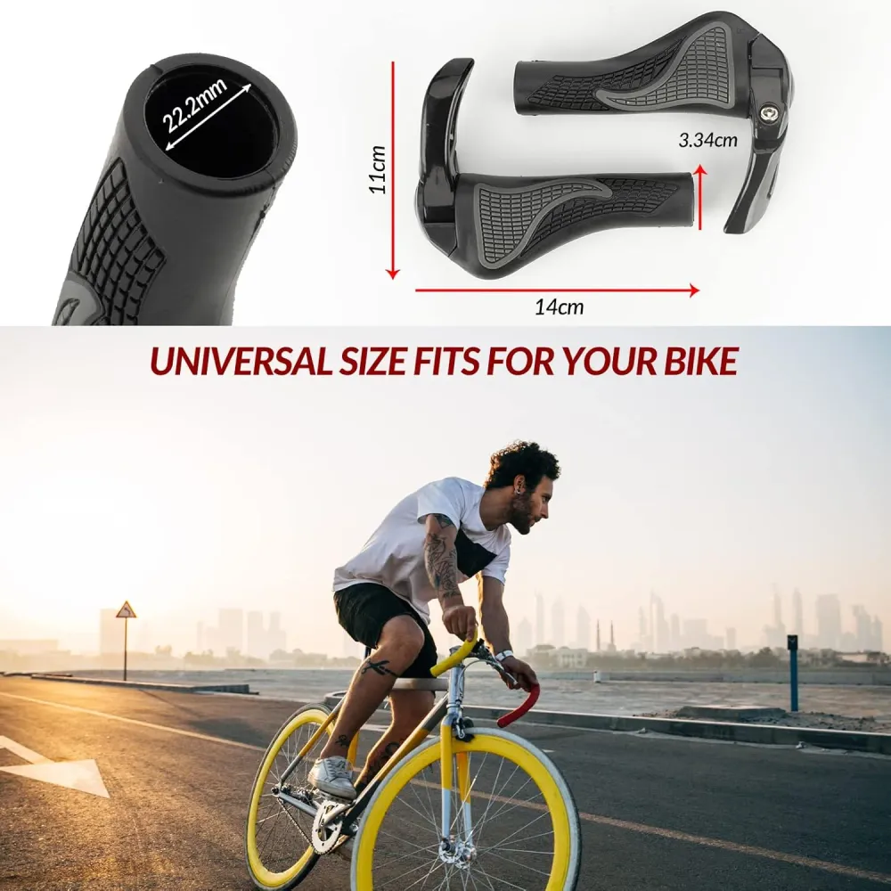 Punhos de Guiador de Bicicleta Ergonómicos