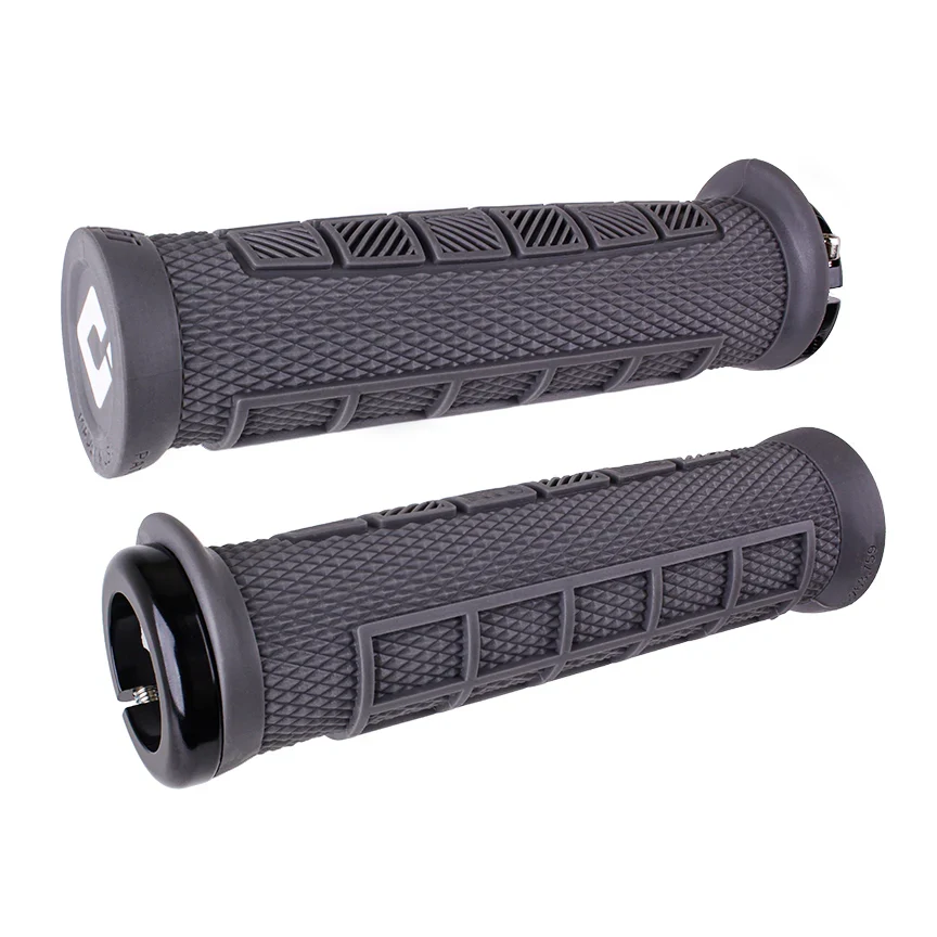 Punhos ODI ELITE PRO V2.1 Lock-on 130 mm Cinzento