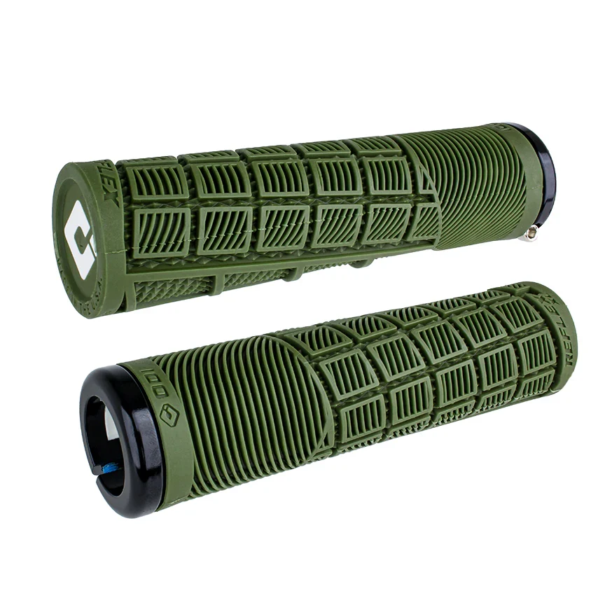 Punhos ODI REFLEX XL Lock-on 135 mm Olive