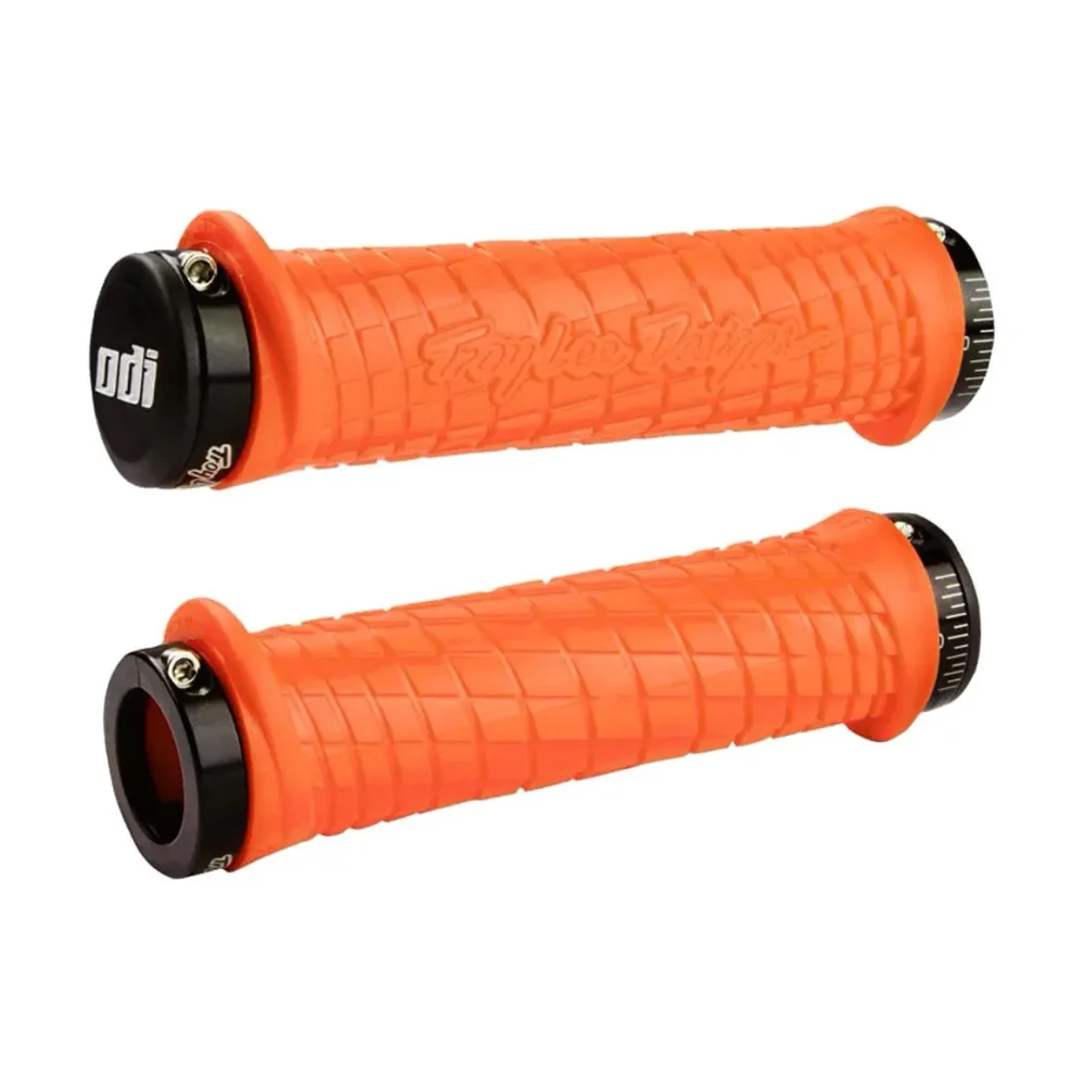 Punhos ODI TROY LEE DESIGNS Lock-On 130 mm Laranja