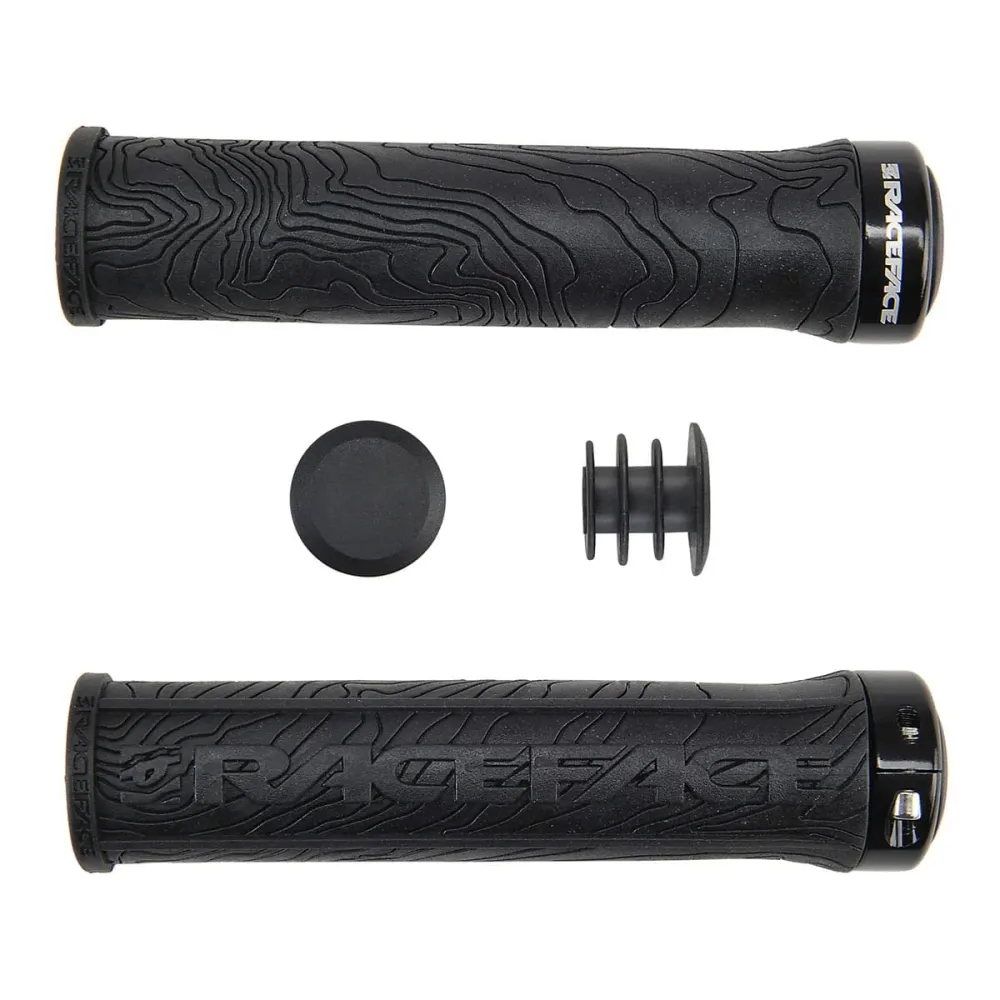 Punhos RACE FACE HALF NELSON Lock-On Preto