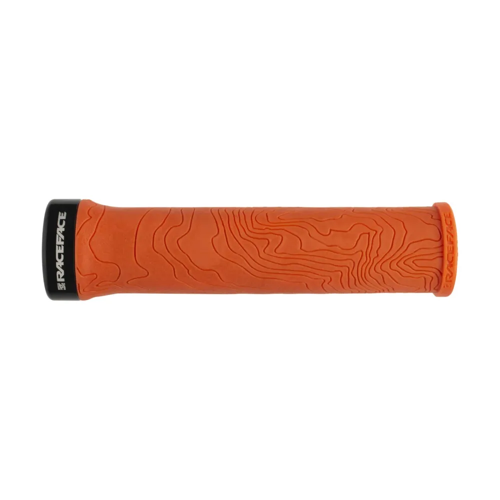Punhos RACE FACE HALF NELSON Lock-On laranja