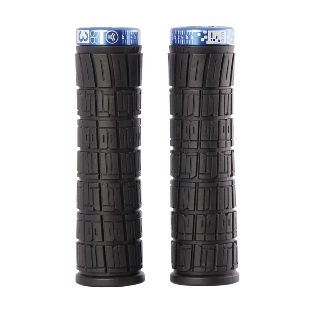 Punhos SB3 FLOWY AM Lock-On 130 mm Preto / Azul