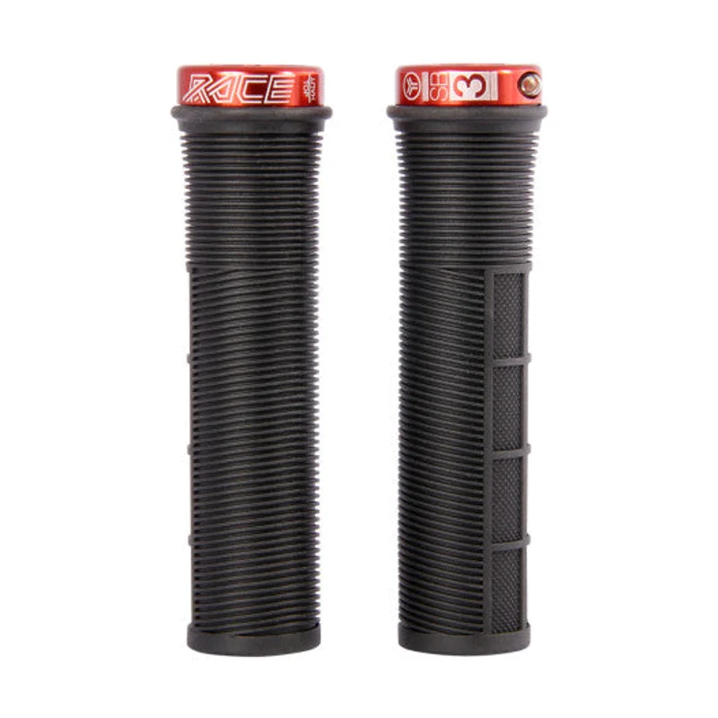 Punhos SB3 RACE PT Lock-On 130 mm Preto/Vermelho