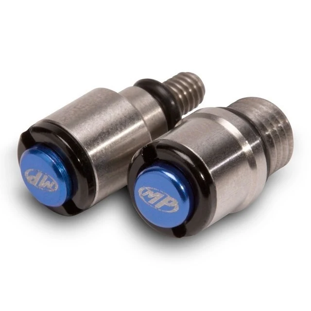Purgadores de forqueta M4 x 0,7 / M8 x 1,0 WP AER48 Micro Motion Pro Azul/Preto