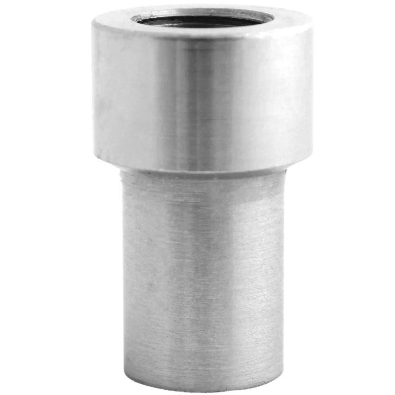 QA1 Tube Adapter - 5/8in OD - Smooth - Left Hand - 5/16-24 Thread .058 Wall - Alloy