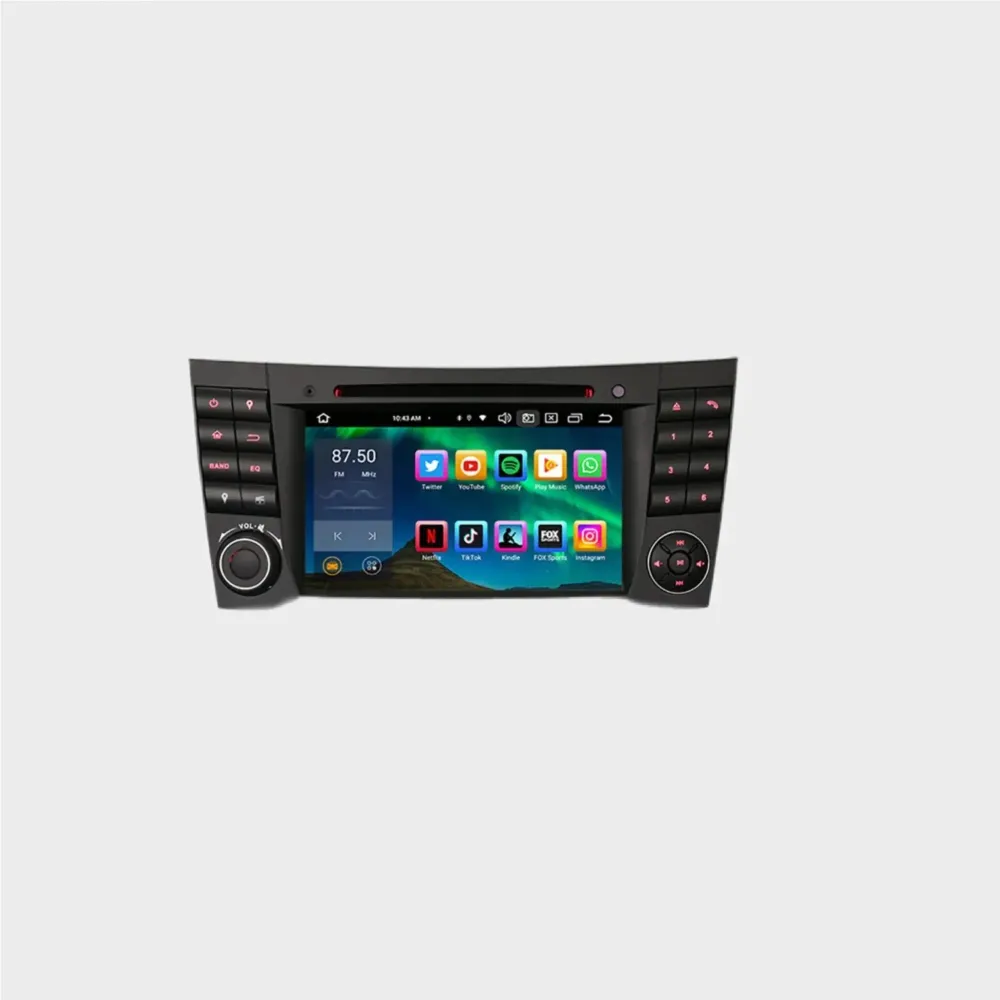 Radio CarPlay Android Auto Bluetooth Mercedes Classe E CLS W211
