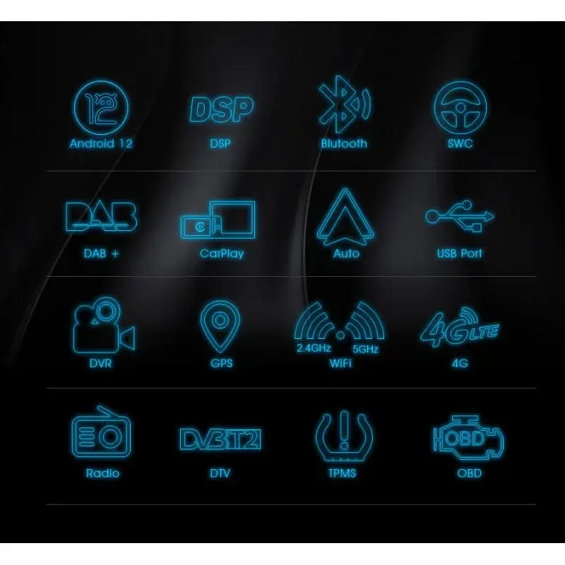 Radio CarPlay Android Auto Bluetooth USB BMW Serie 3 E90 E91 E92 E93