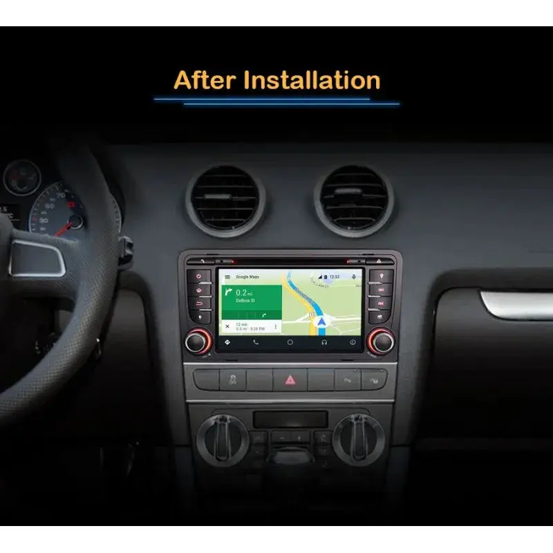 Radio CarPlay Android Auto DVD GPS USB Bluetooth A2DP Audi A3
