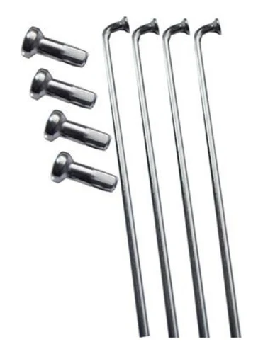 Raio Inox, Niple, 2,0 X 280mm Grossa Shadar 144 Unidades