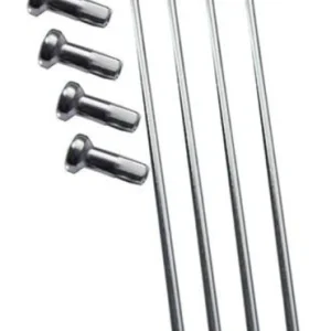Raio Inox, Niple, 2,0 X 285mm Grossa Shadar 144 Unidades