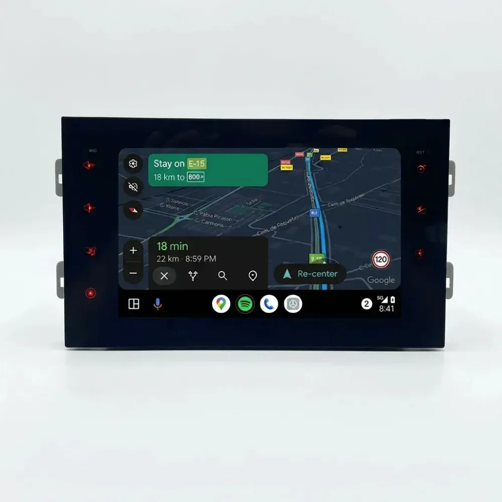 Rádio Android 13 7" 8GB+128GB CarPlay/Android Auto (Wireless) – Peugeot 308/308 SW (2013–2017)