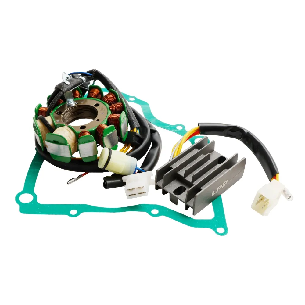 Regulador de estacionamento do gerador e junta para Suzuki LT230GE LT230E Quadrunner