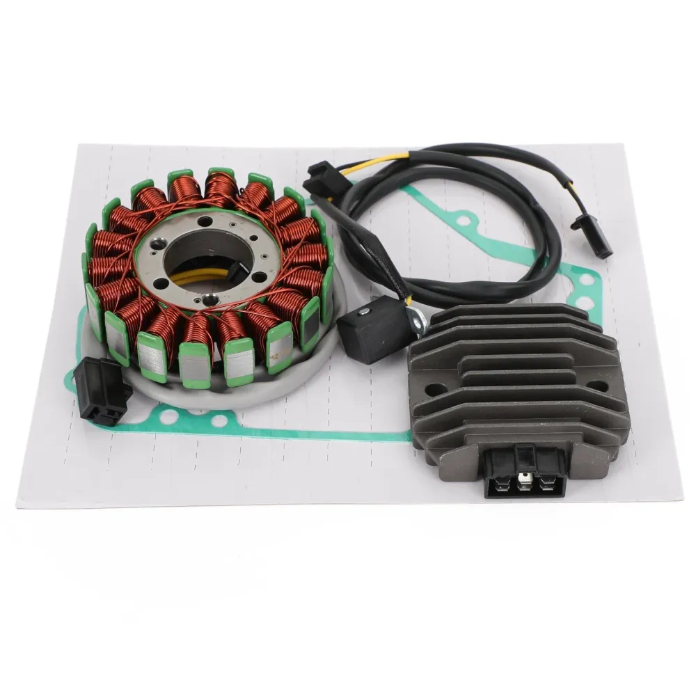 Regulador de estacionamento do gerador Junta retificadora Conjunto para Kawasaki Ninja 250 2008-2012 genérico