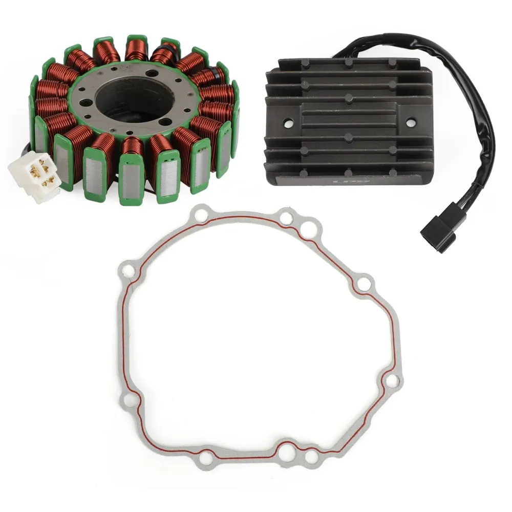 Regulador do estator Junta retificadora Conjunto para Suzuki 03-04 GSXR1000 U 31401-18G00 FedEx Express genérico