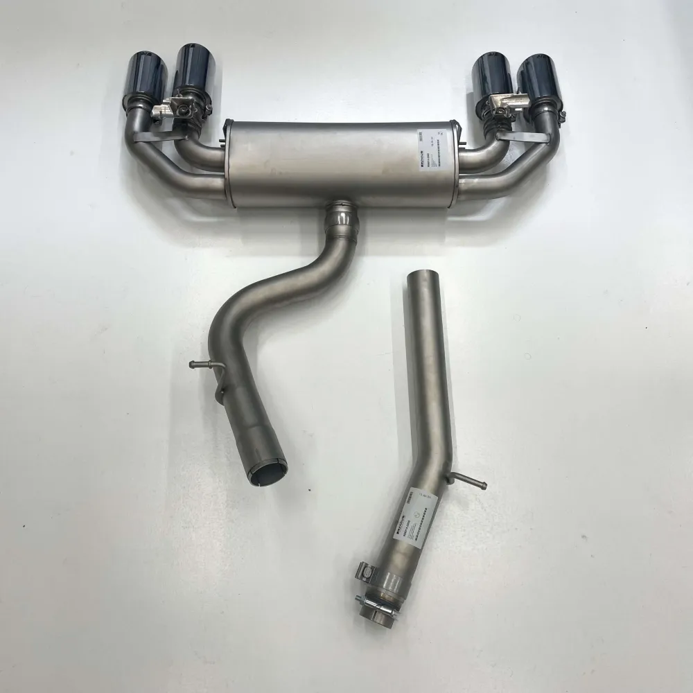 REMUS Catback Incl. Tubo Central Ponteiras Quadruplas Cromadas VW Golf MK7 R