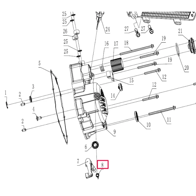 Retentor da alavanca da embraiagem Pitbike motor 190 Zongshen