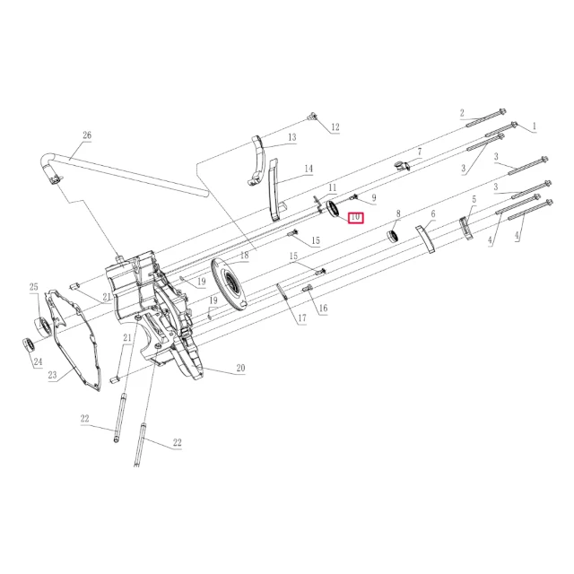 Retentor do pinhão de ataque Pitbike motor 190 d.17x29x5mm Zongshen