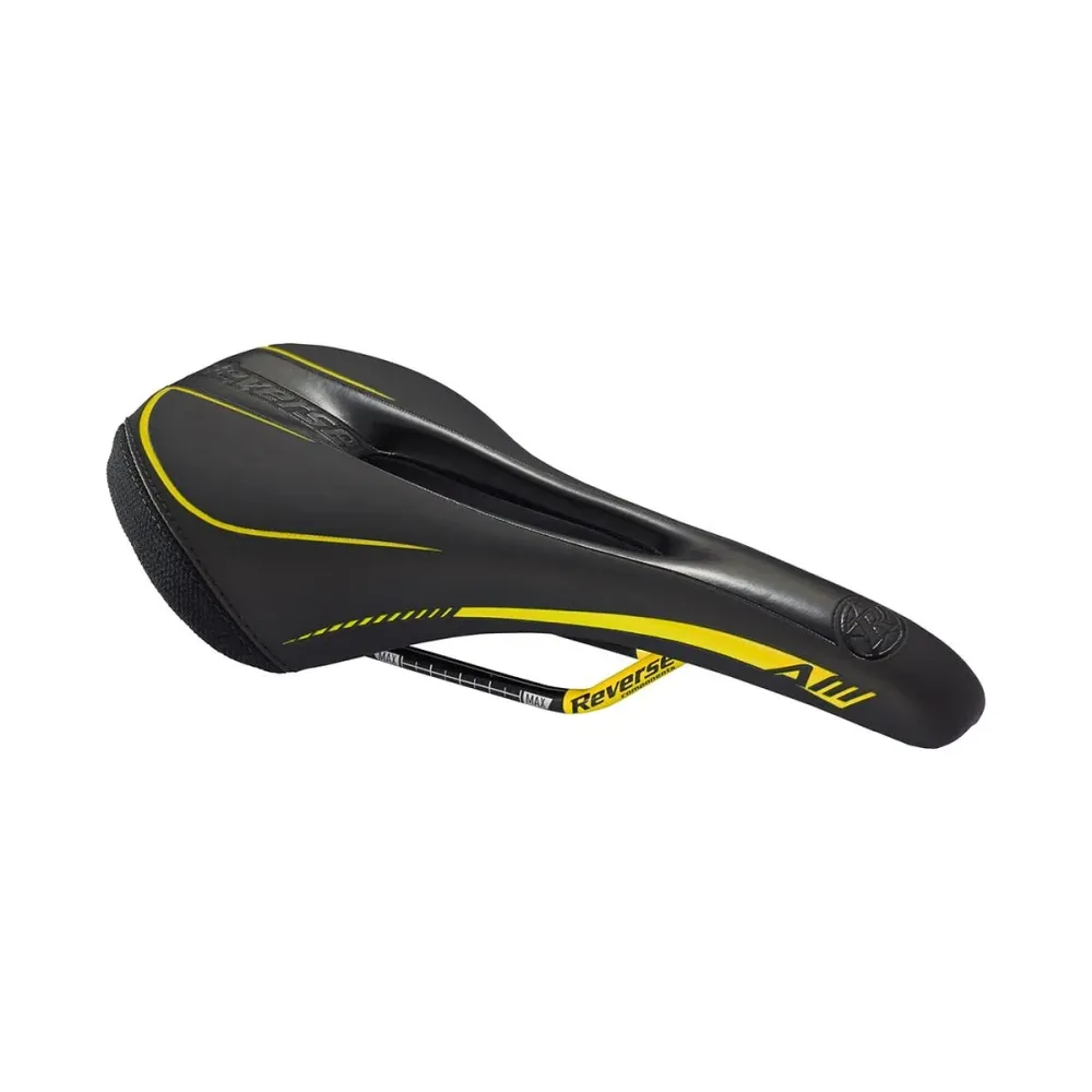 REVERSE COMPONENTS AM ERGO Rails CrMo Saddle Preto/Amarelo