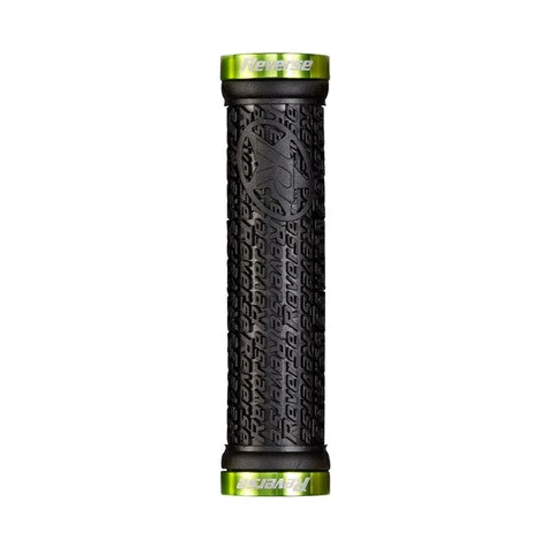 REVERSE COMPONENTS STAMP Lock-On Grips Ø 30mm Preto/Verde