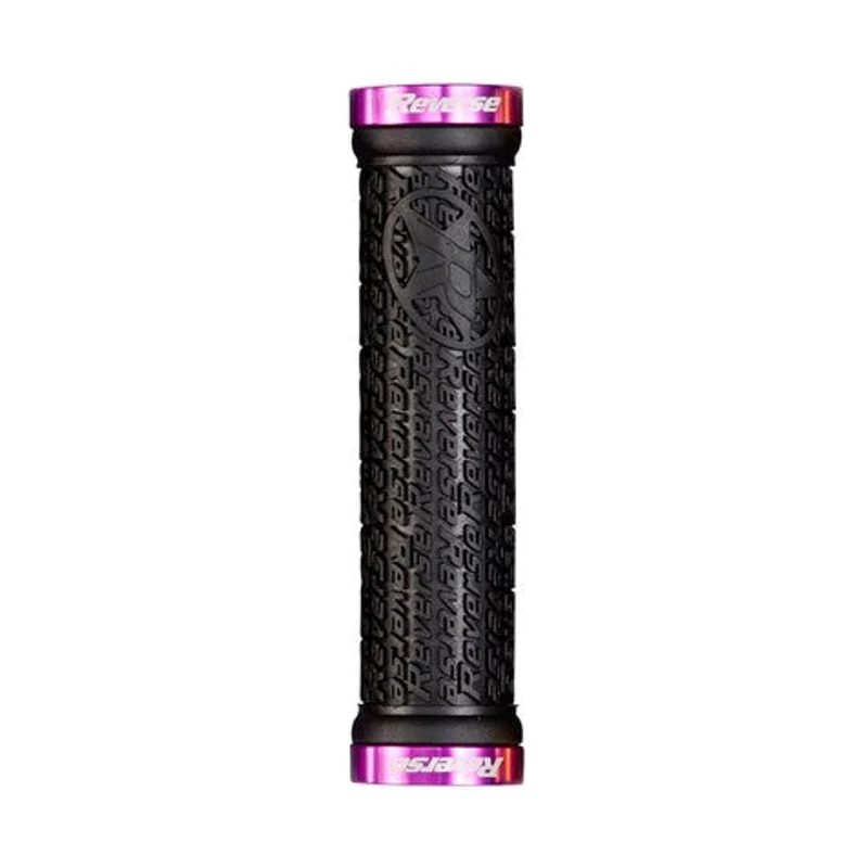 REVERSE COMPONENTS STAMP Punhos de bloqueio Ø 30mm Preto/Violeta