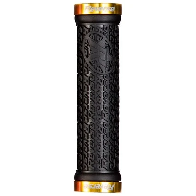 REVERSE COMPONENTS STAMP Punhos de bloqueio Ø 30mm Preto/Dourado